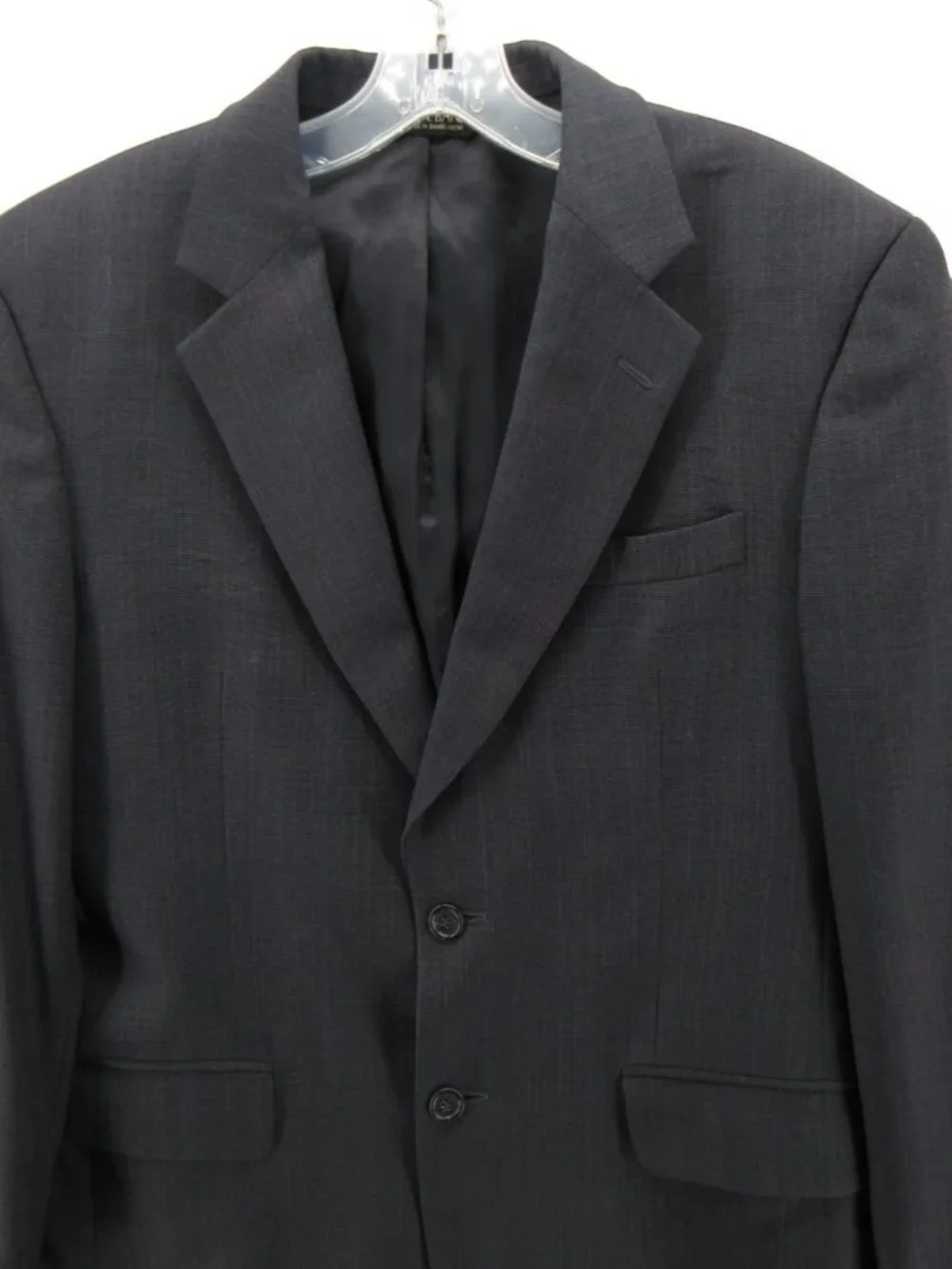 Jos A Bank Sport Coat 40 Blazer Wool Micro Plaid Business Jacket Lined